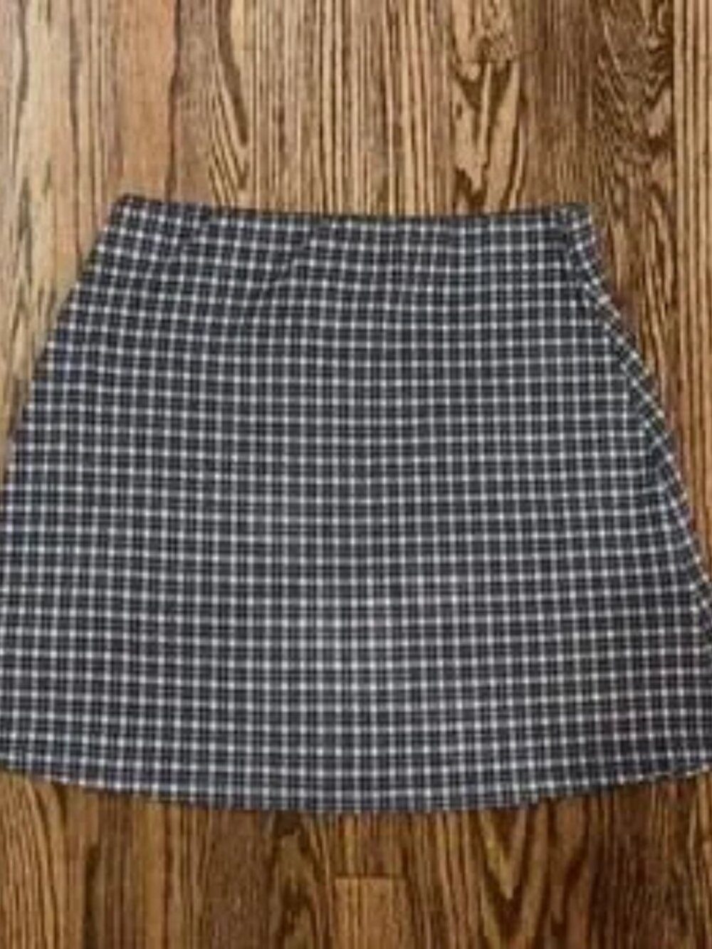 Mini plaid skirt